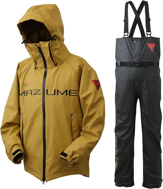 Amazon.co.jp: mazume ROUGH WATER レインスーツ MZRS-774-12 ブルー M